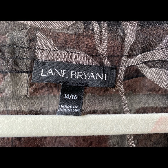 Lane Bryant 14/16 Sheer tunic With empire waist. - Picture 2 of 7